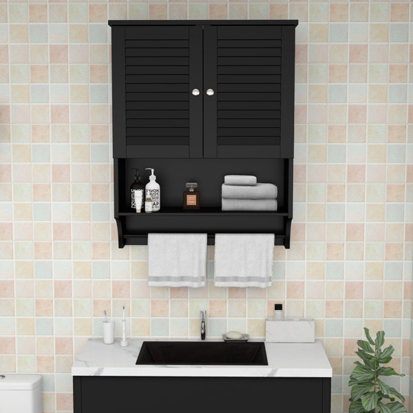 Black Bathroom Cabinets & Shelving You'll Love - Wayfair Canada